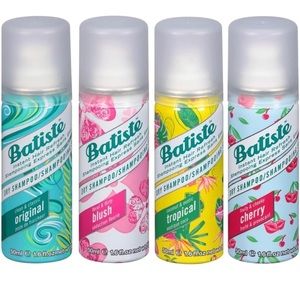 BATISTE Mini 1.6 oz Travel Variety 4 Pack Dry Shampoo Multicolor 1.6 oz Each NWT